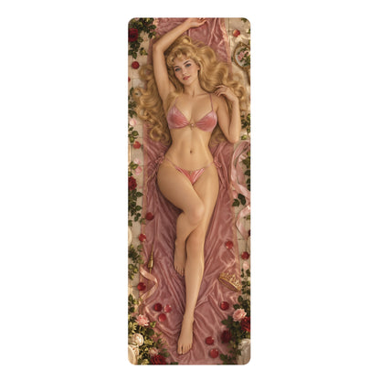 Princess Aurora Yoga Mat Soft Suede Home Gym Exercise Fitness 24x72
