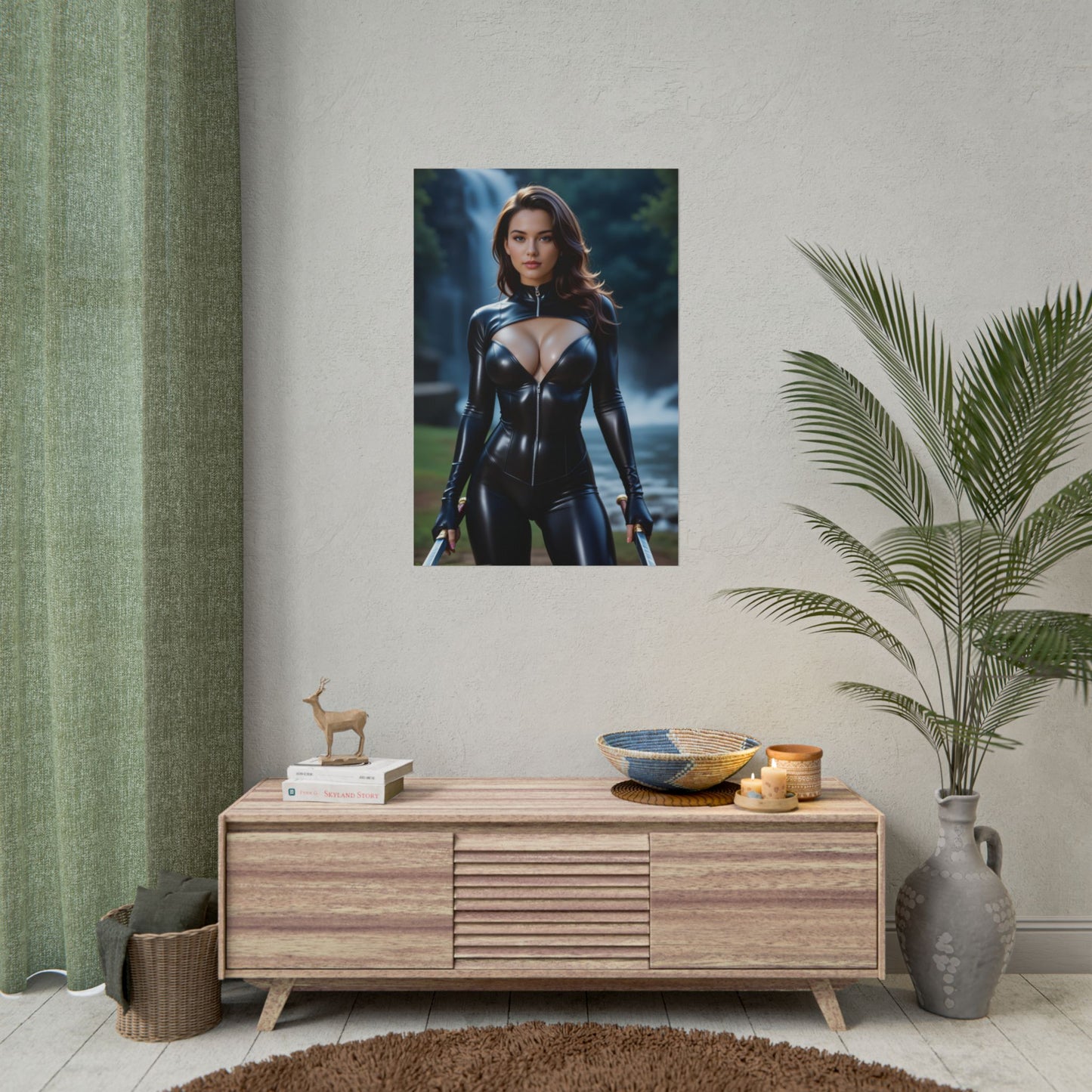 Плакат Талії аль-Гул, художній принт дівчини з аніме, настінний декор із зображенням вбивці Вайфу