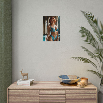 Fantasy-Waifu-Wandbild | Triss Merigold Anime-Poster für die Gamer-Zimmer-Deko