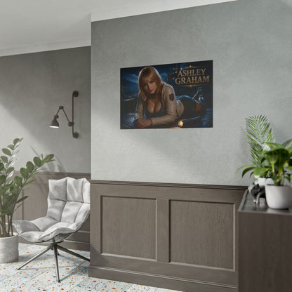 Ashley Graham Character Poster Gaming Setup Wall Decor Collector Print