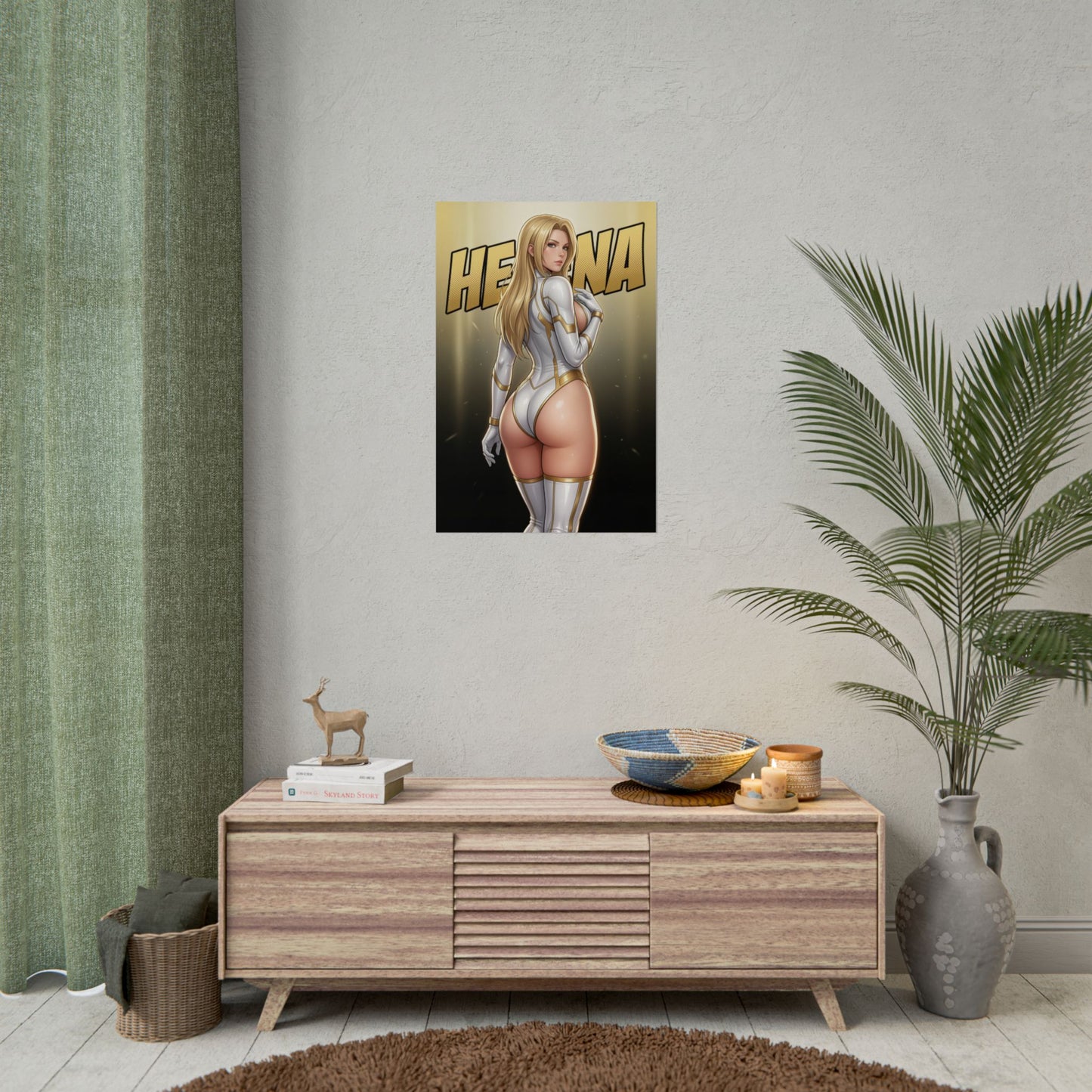 Helena Douglas Tekken Poster, Tekken Wall Art Print, Fighting Game Girl Decor, Gamer Room Wall Art, Gift