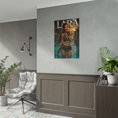 Lara Croft Tomb Raider Poster PC Gaming Wall Decor Bedroom Art Collector Gift