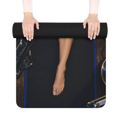 Black Canary Yoga Mat Soft Suede Home Gym Exercise Fitness 24x72