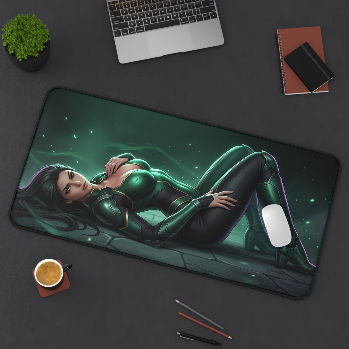 DC Comics Mouse Pad, Talia al Ghul Desk Mat, Gamer Gift