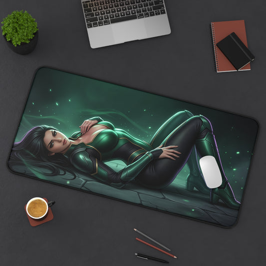 DC Comics Mouse Pad, Talia al Ghul Desk Mat, Gamer Gift