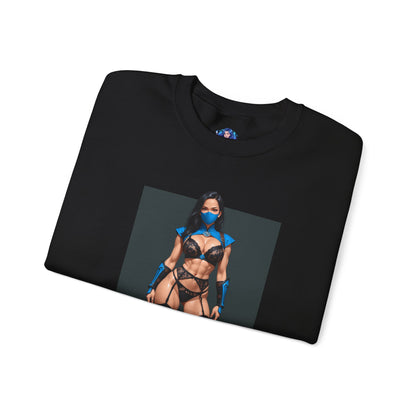 Толстовка Kitana Mortal Kombat, топ Edenian Warrior Crewneck, затишний ігровий вуличний одяг для колекціонерів