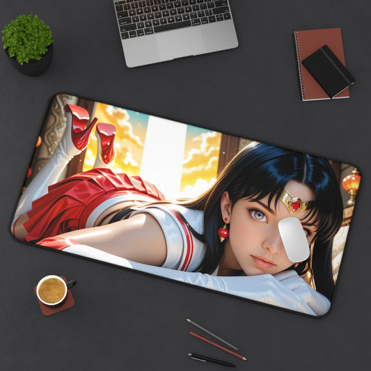 Килимок для столу Sailor Mars, килимок для миші Sailor Moon, декор для столу з аніме-героїнею