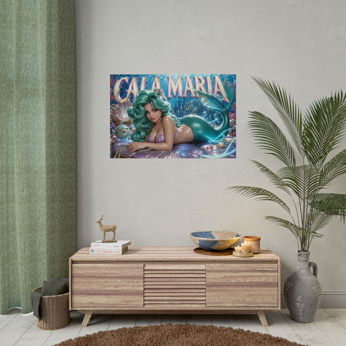 Game Room Decor Cala Maria Cuphead Poster Gaming Wall Art Character Print