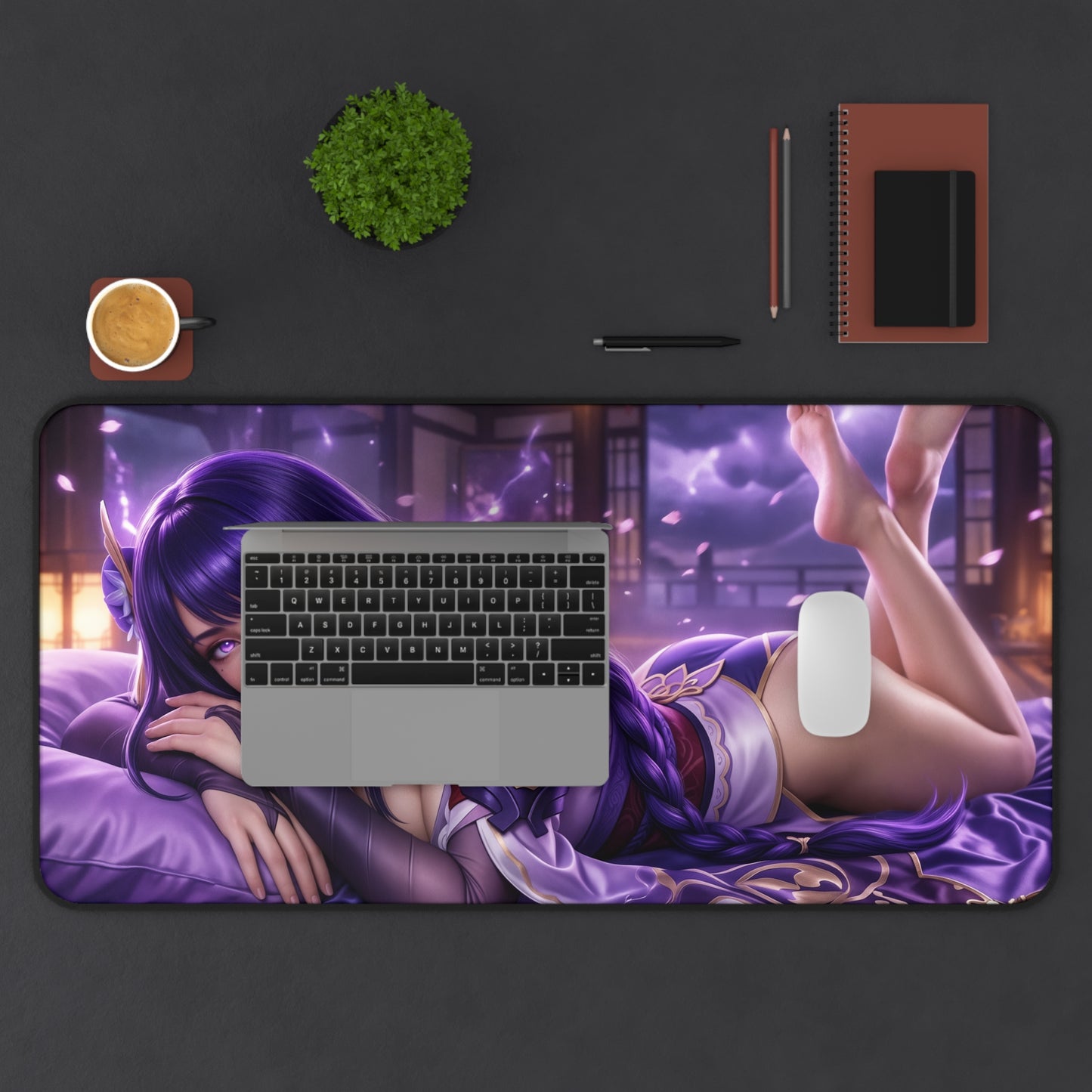 Genshin Impact Mouse Pad, Raiden Shogun Desk Mat, Gamer Gift