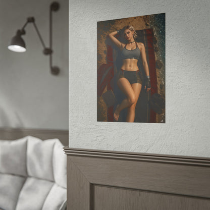 Game Room Decor Grace Wall Art Poster Collectible Character Print