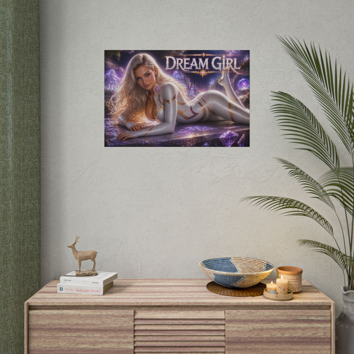 Dream Girl Comic Poster Character Wall Art Collector Room Decor Art Print