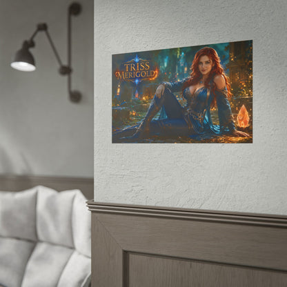 Triss Merigold The Witcher Wall Art Poster Fantasy Bedroom Decor Character Print