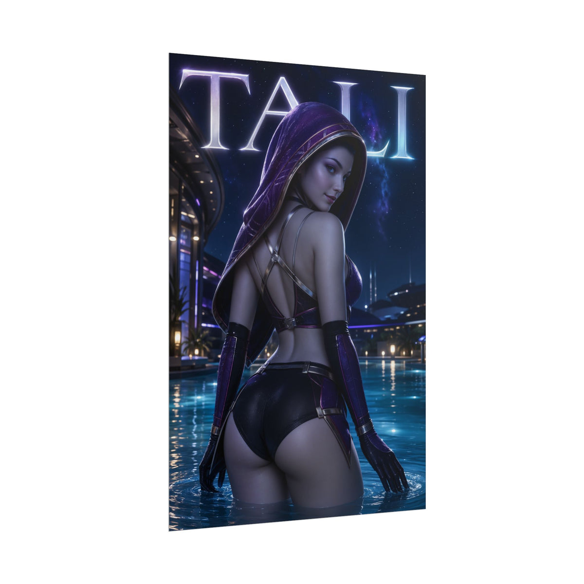 Gaming Wall Art Tali Mass Effect Poster Bedroom Game Room Decor Art Print