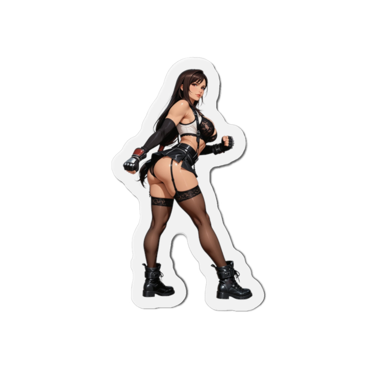 Tifa Lockhart Magnet – Sexy FF7 Anime-Girl Kühlschrankmagnet, Gamer-Deko