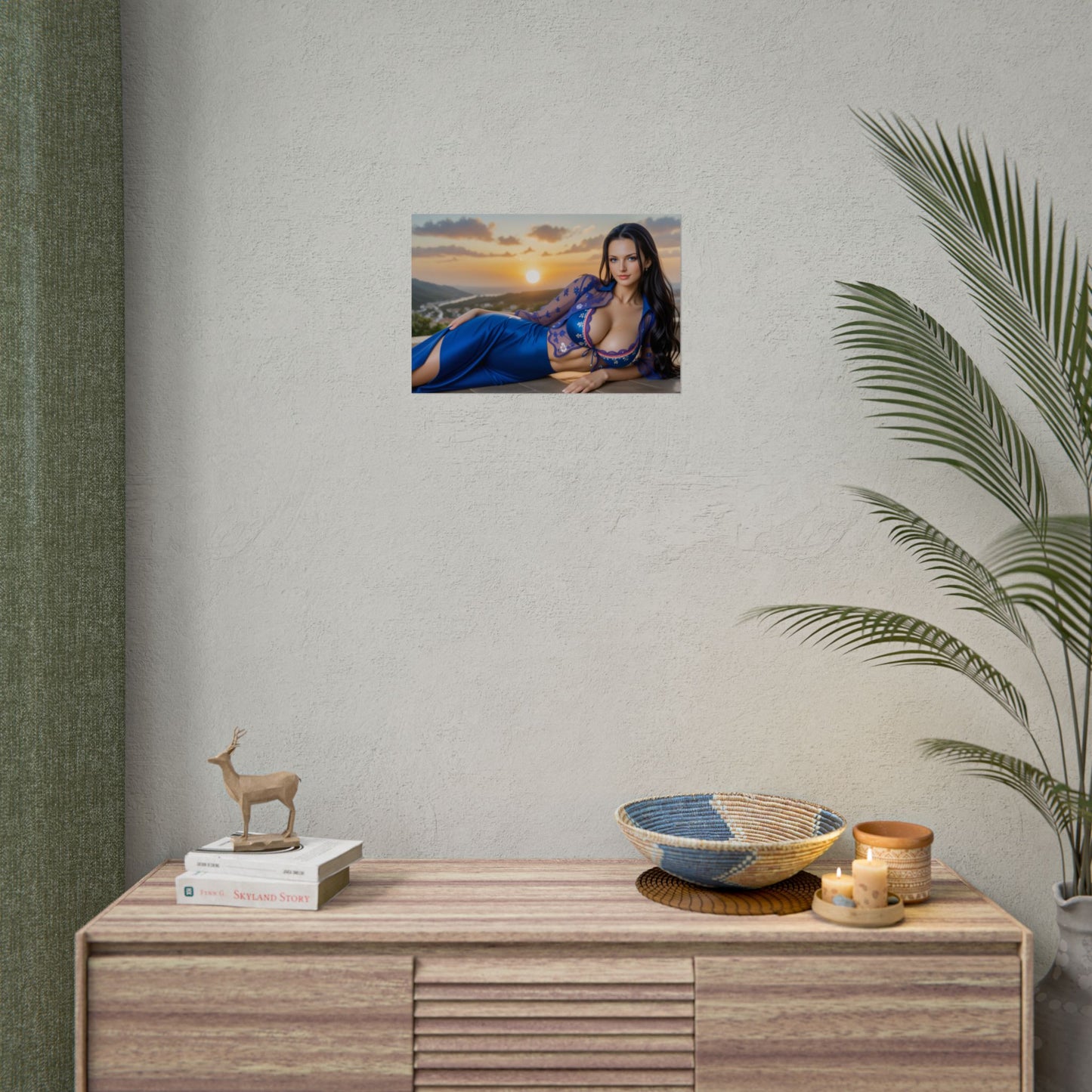 Постер аніме Ніко Робін | Настінне мистецтво Вайфу для облаштування кімнати піратського фентезі