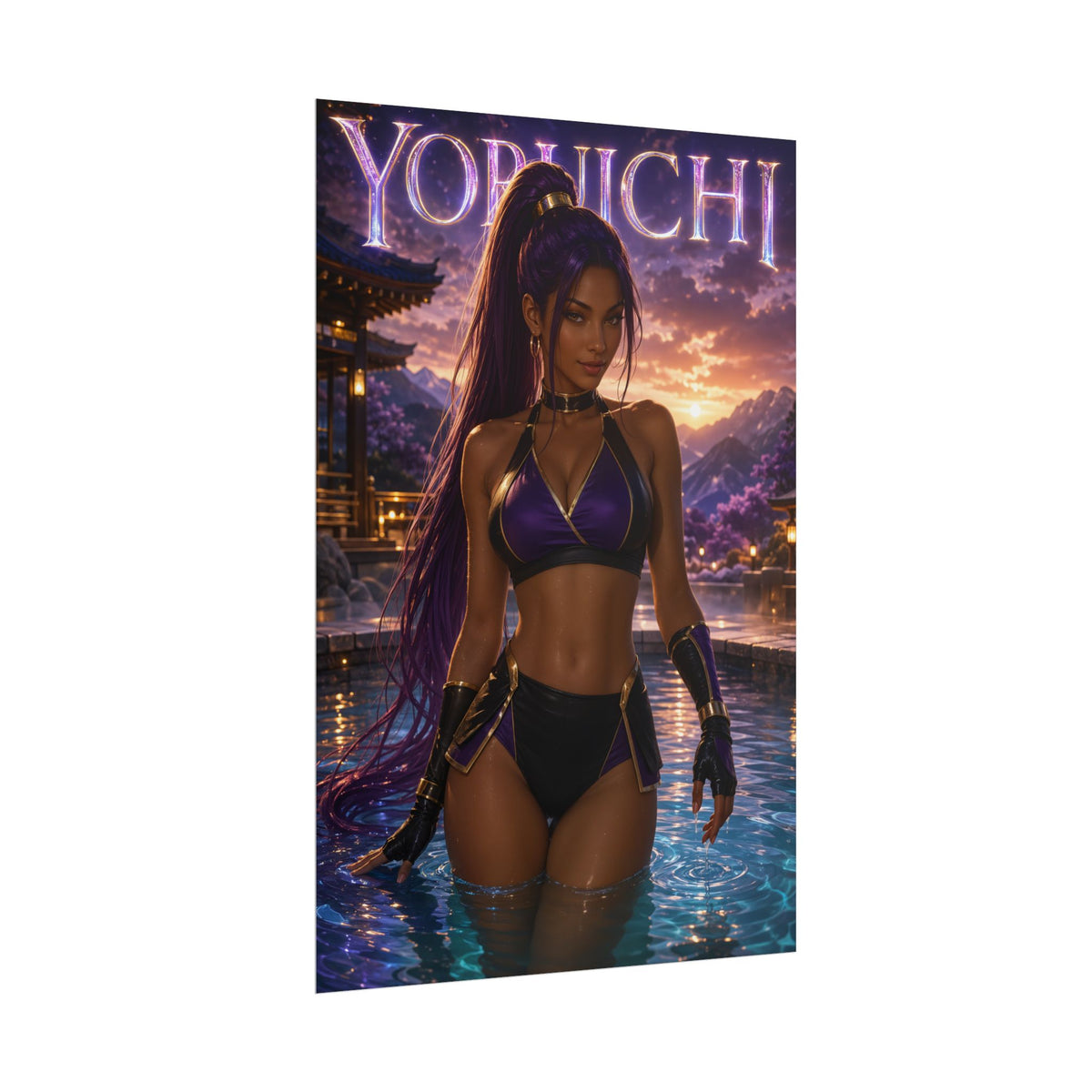 Yoruichi Bleach Anime Poster Character Wall Art Bedroom Decor Collectible Print