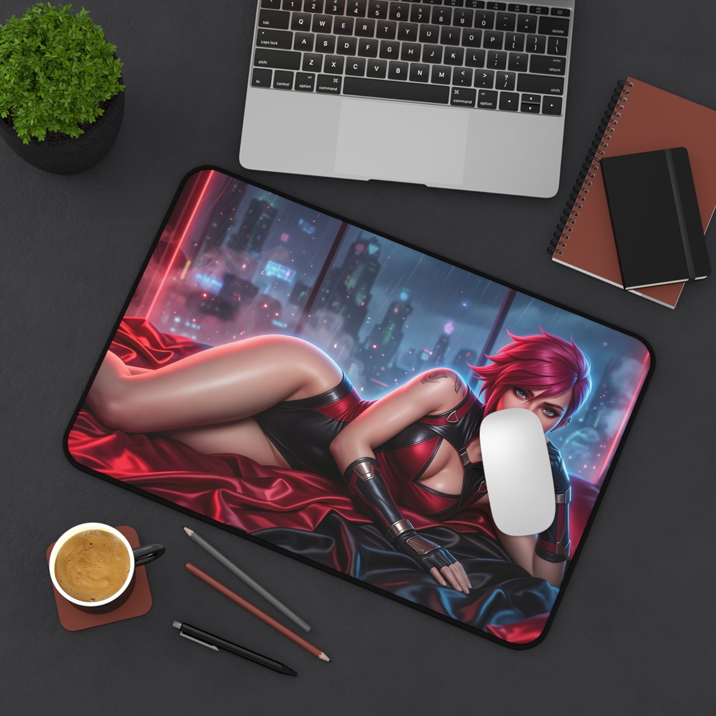 Arcane Mouse Pad, Vi Desk Mat, Anime Decor XXL