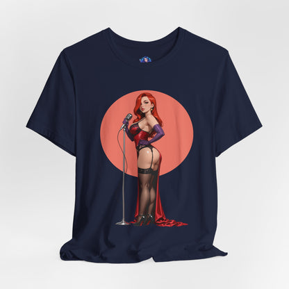 Jessica Rabbit T-Shirt | Kultiges Cartoon-Diva-Shirt für Fans &amp; Sammler | Glamouröses Waifu-Shirt