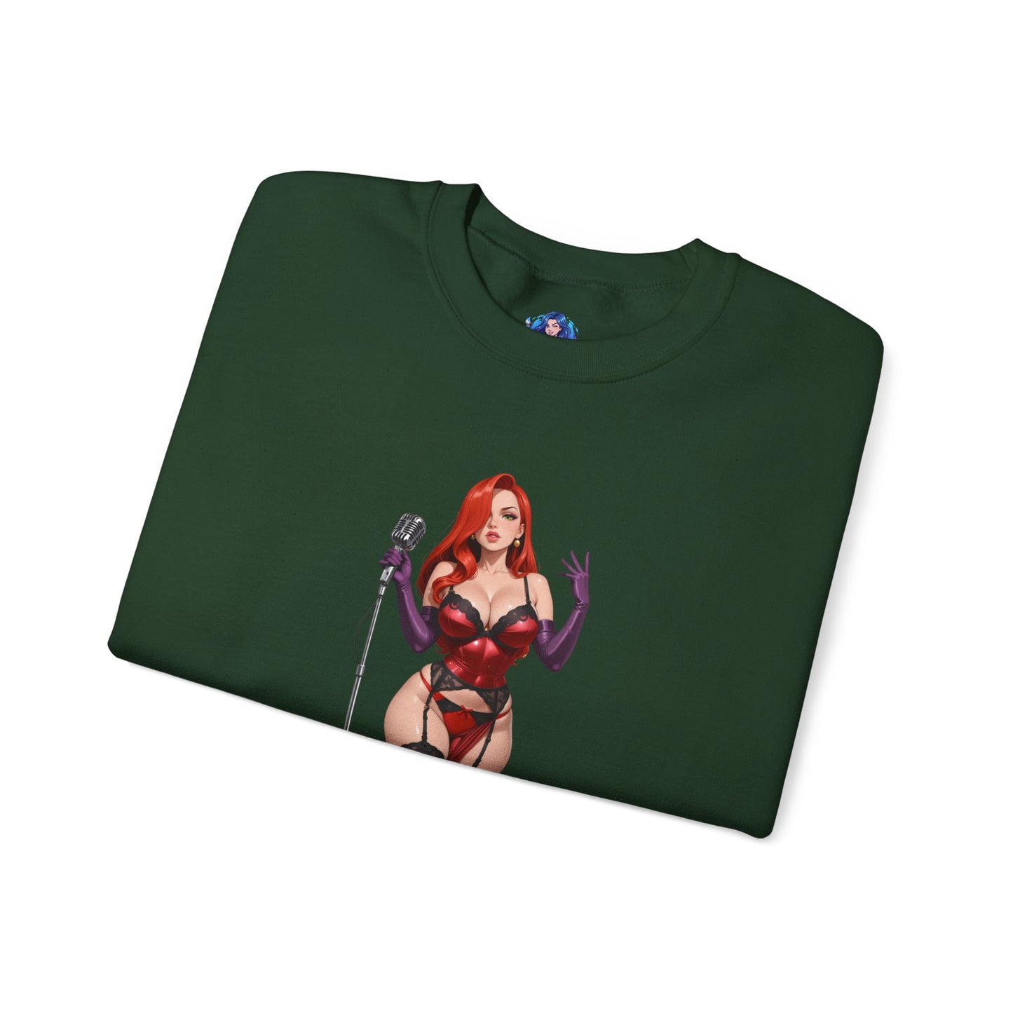 Jessica Rabbit Sweatshirt, klassischer Cartoon-Rundhalsausschnitt, gemütliche Retro-Streetwear für Fans