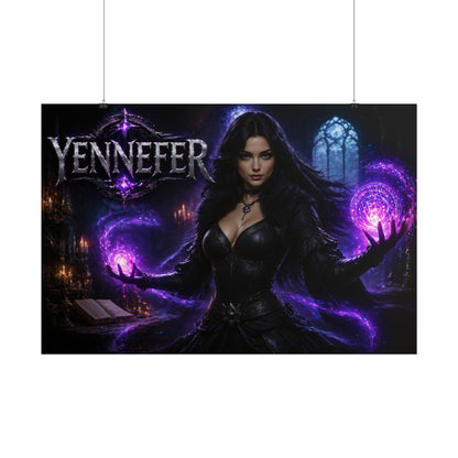 Yennefer Character Poster The Witcher Fantasy Room Wall Decor Collectible Art