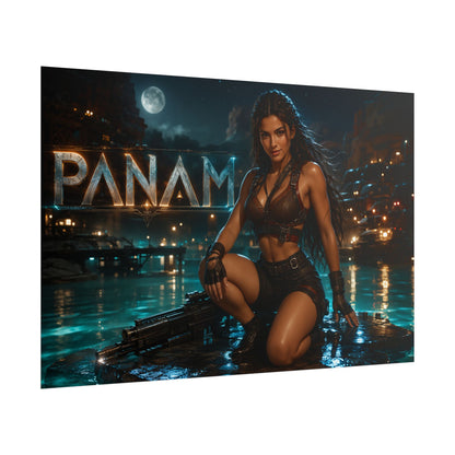 Panam Palmer Cyberpunk Gaming Poster Wall Art Gamer Room Decor Collectible Print