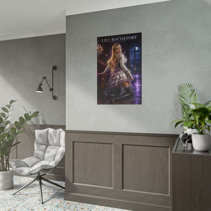 Lili Rochefort Poster, Tekken Wall Art, Gaming Print, Elegant Decor