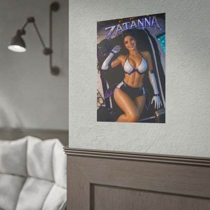 Zatanna Character Poster Comic Style Wall Decor Bedroom Collector Gift