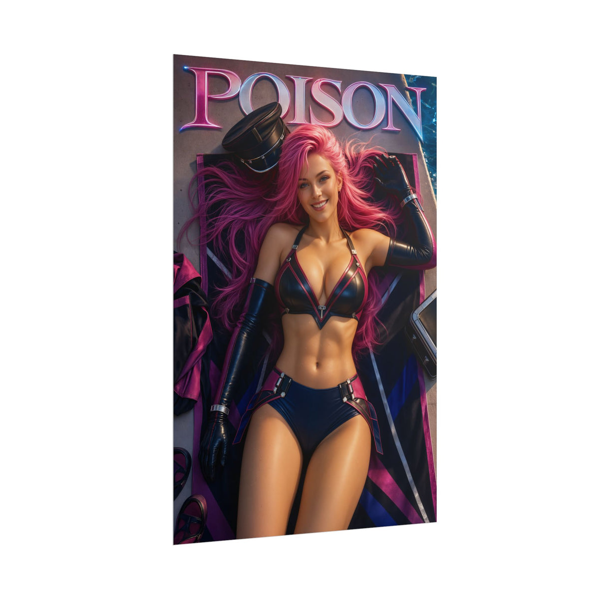 Gaming Wall Art Poison Street Fighter Poster Bedroom Game Room Decor Art Print