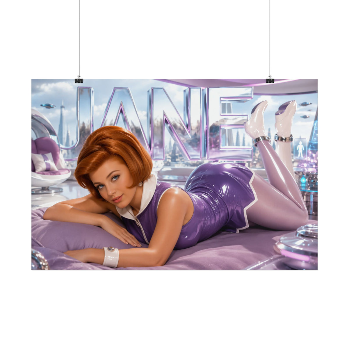 Retro Wall Art Jane Jetson The Jetsons Poster Character Room Decor Art Print