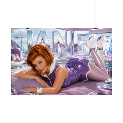 Retro Wall Art Jane Jetson The Jetsons Poster Character Room Decor Art Print