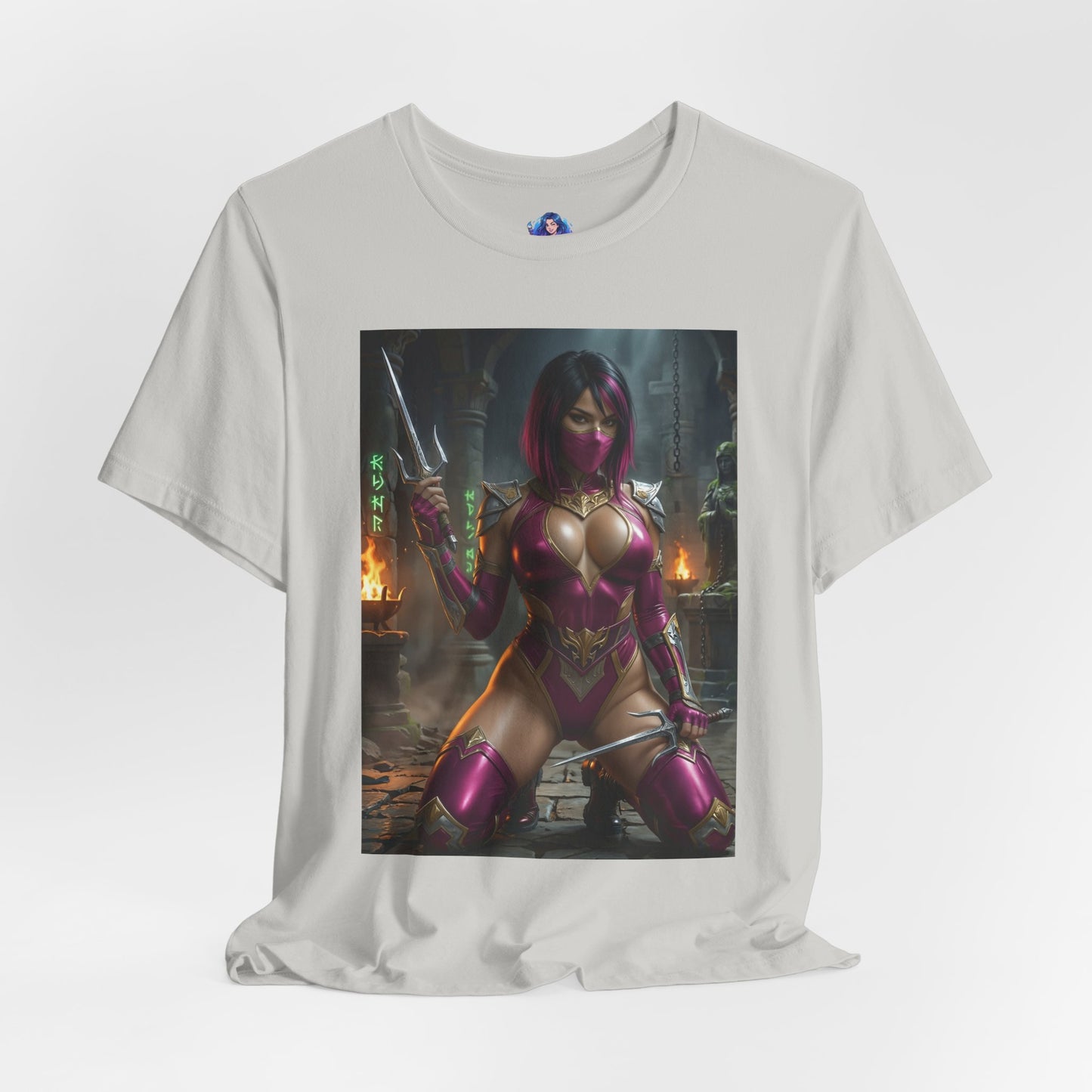 Mileena Mortal Kombat T-Shirt | Kampfspiel-Shirt für Gamer &amp; Anime-Fans