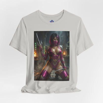 Mileena Mortal Kombat T-Shirt | Kampfspiel-Shirt für Gamer &amp; Anime-Fans