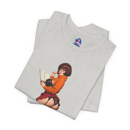 Velma-T-Shirt | Smartes Geek-Girl-Shirt für Fans &amp; Sammler | Süßes Shirt für die geheimnisvolle Heldin