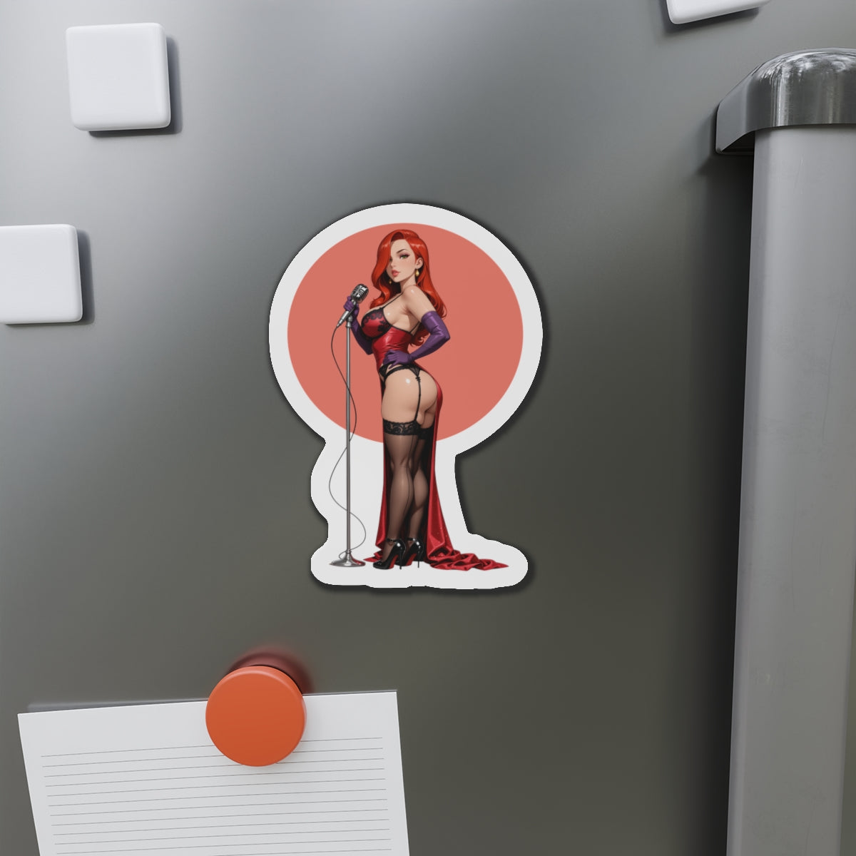 Магніт Джесіки Реббіт – магніт на холодильник із сексуальною мультяшною дівчиною, декор у стилі ретро аніме