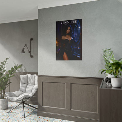 Yennefer Poster, Witcher Gaming Wall Art, Fantasy Poster, Bedroom Decor