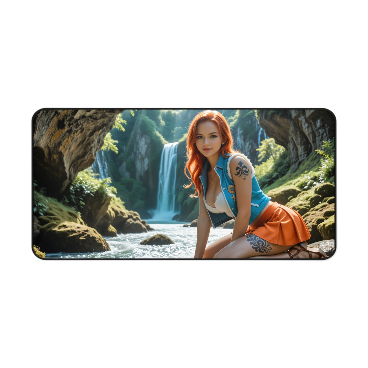 Килимок для столу Nami, килимок для миші з аніме-ігор, великий килимок для столу One Piece Heroin