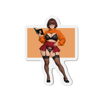 Velma-Magnet – Scooby-Doo-Anime-Mädchen-Kühlschrankmagnet, süße Nerd-Deko