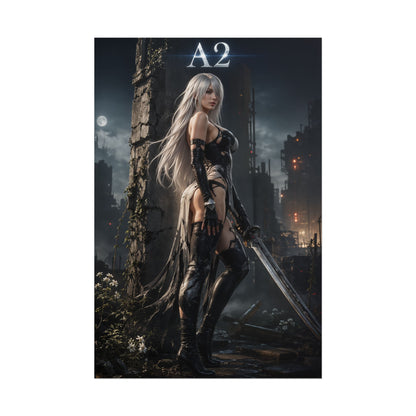 NieR Automata A2 Android Poster Video Game Wall Art Print