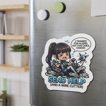 Eve Stellar Blade Magnet – Anime-Sci-Fi-Mädchen-Kühlschrankmagnet, futuristische Dekoration