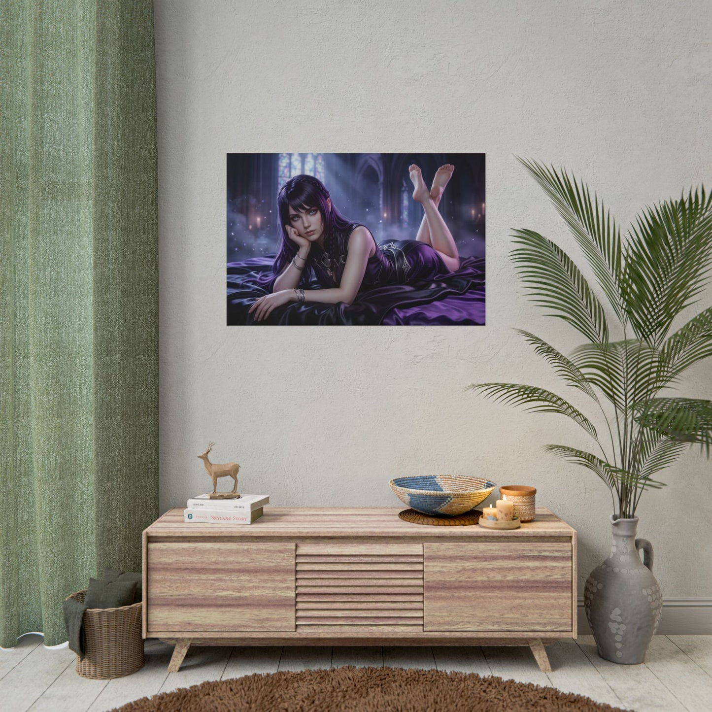 Shadowheart Poster, Baldur's Gate Wall Art, Fantasy Print Decor