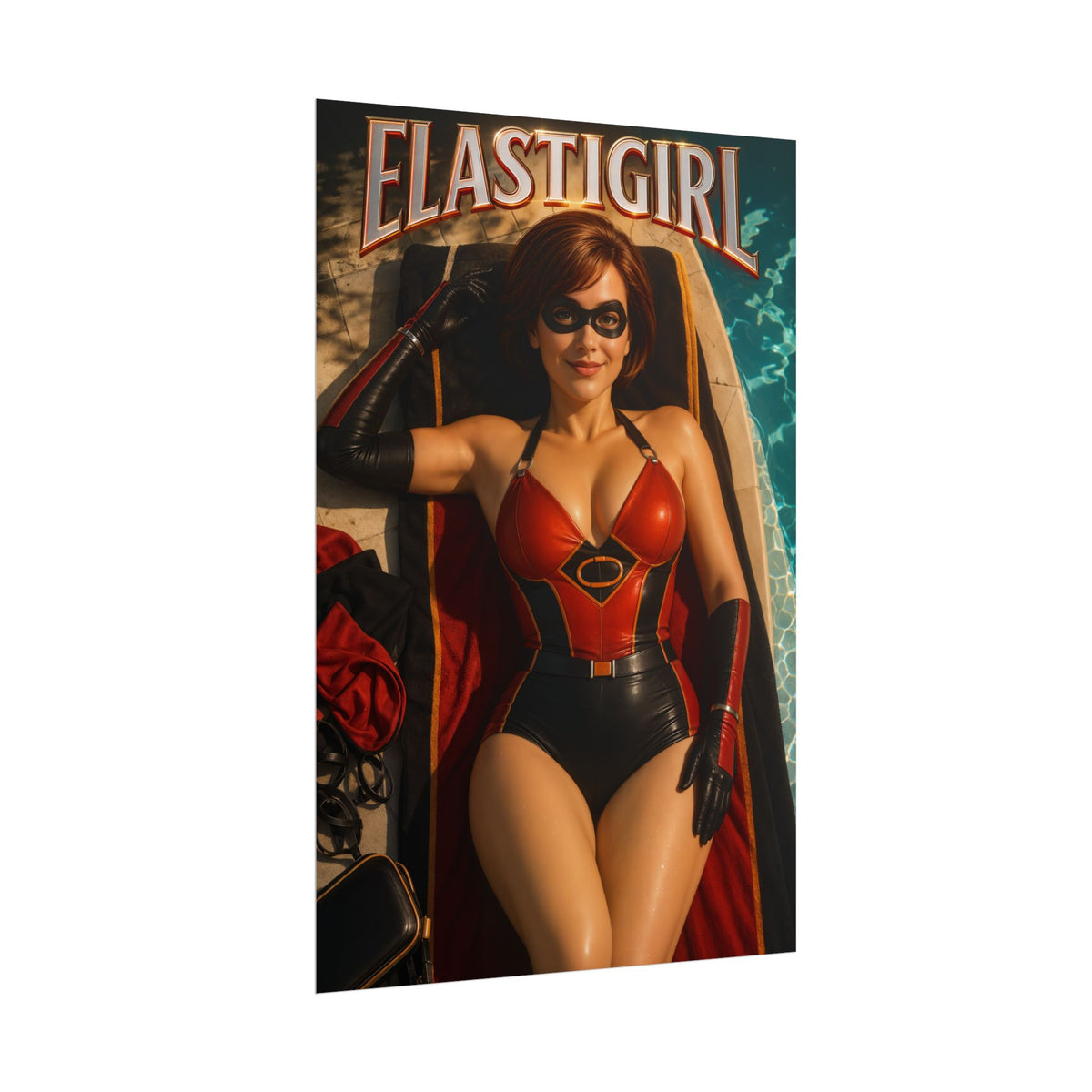 Elastigirl The Incredibles Poster Wall Art Character Room Decor Collectible Prin