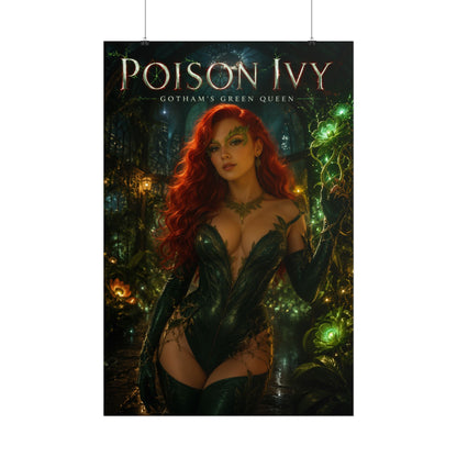 Poison Ivy Poster, DC Comics Wall Art, Superhero Print, Room Decor