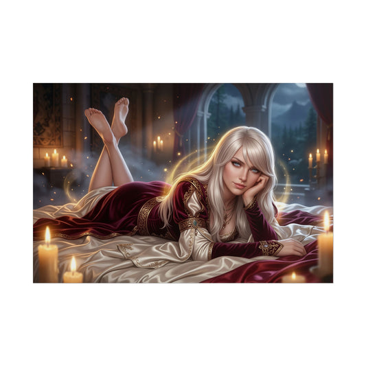 Keira Metz Poster, The Witcher Wall Art, Fantasy Print Decor