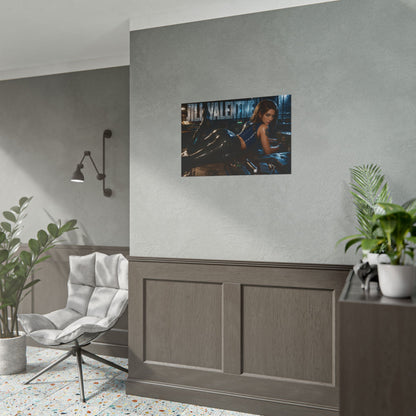 Gaming Wall Art Jill Valentine Poster Game Room Decor Gamer Gift Print