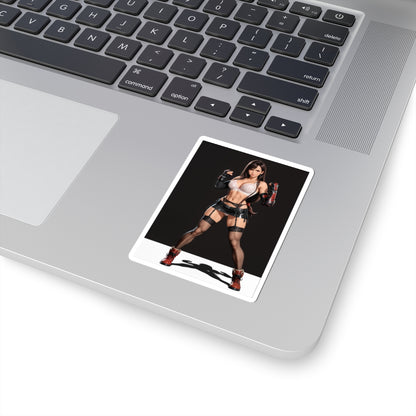 Наклейка Tifa Lockhart – вінілова наклейка з фентезійною дівчиною для ноутбуків, журналів та декору