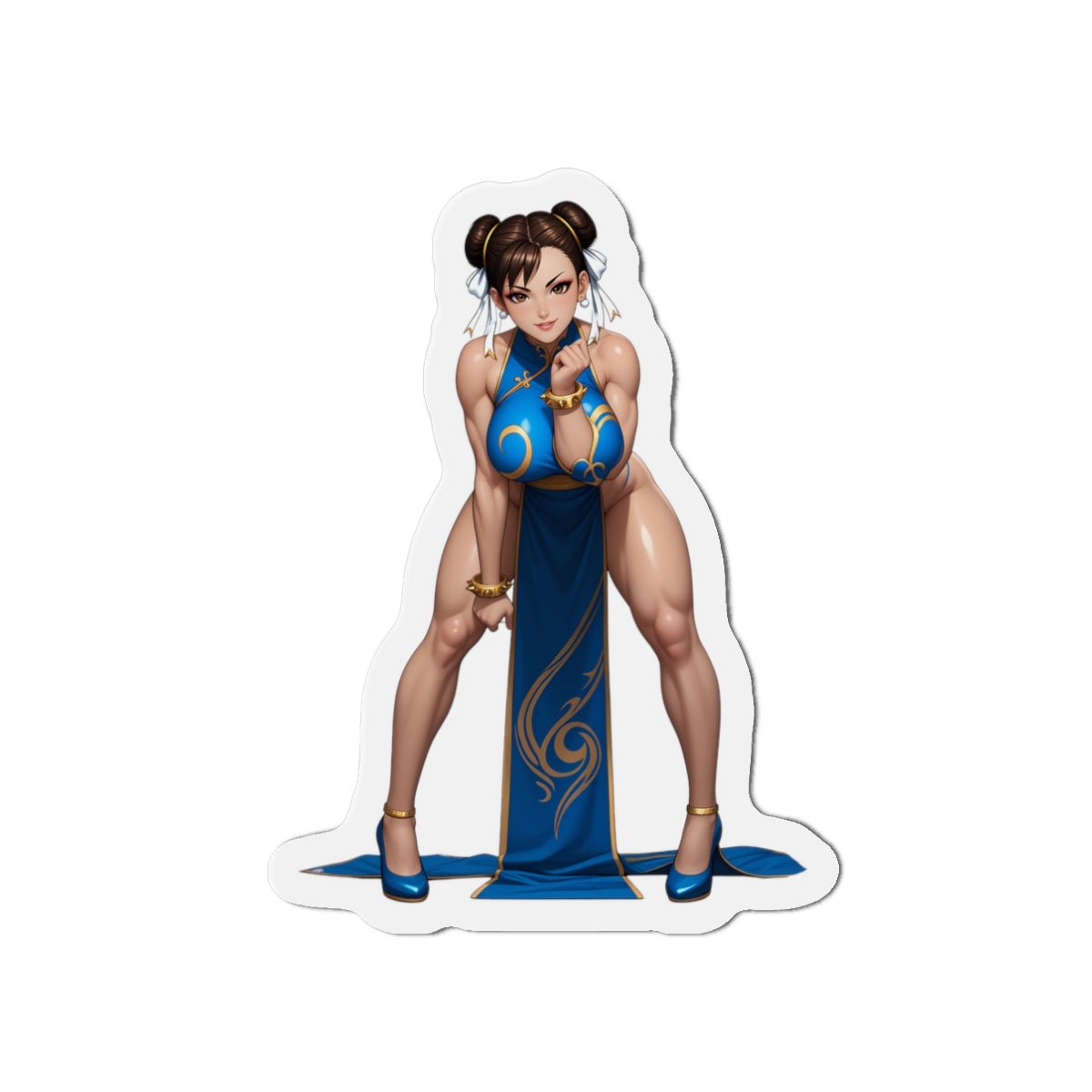 Chun-Li-Magnet – Street Fighter-Kühlschrankmagnet, Anime-Kriegerin-Dekoration