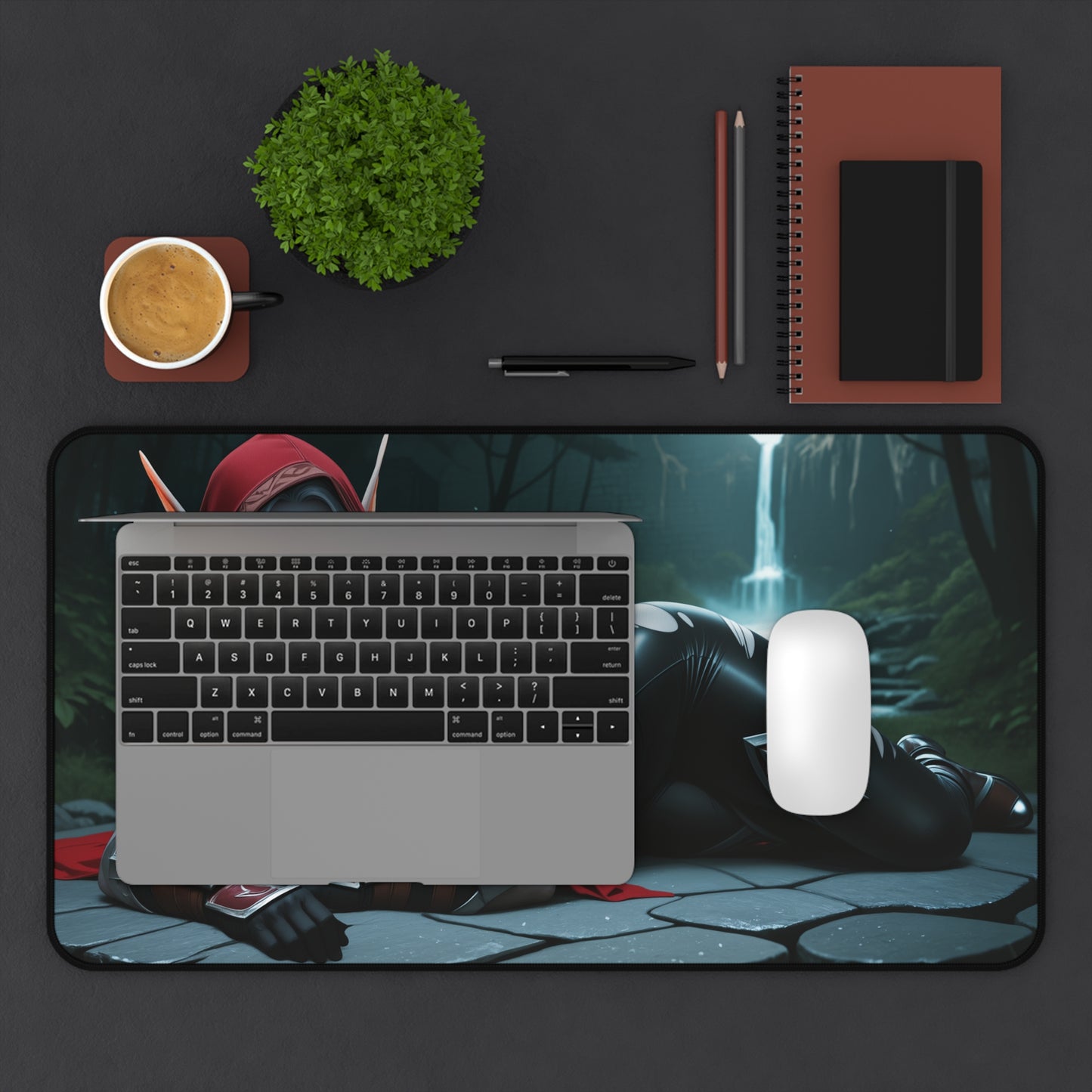 Килимок для столу Sylvanas, килимок для миші Fantasy Archer Heroine, налаштування готичного ігрового столу