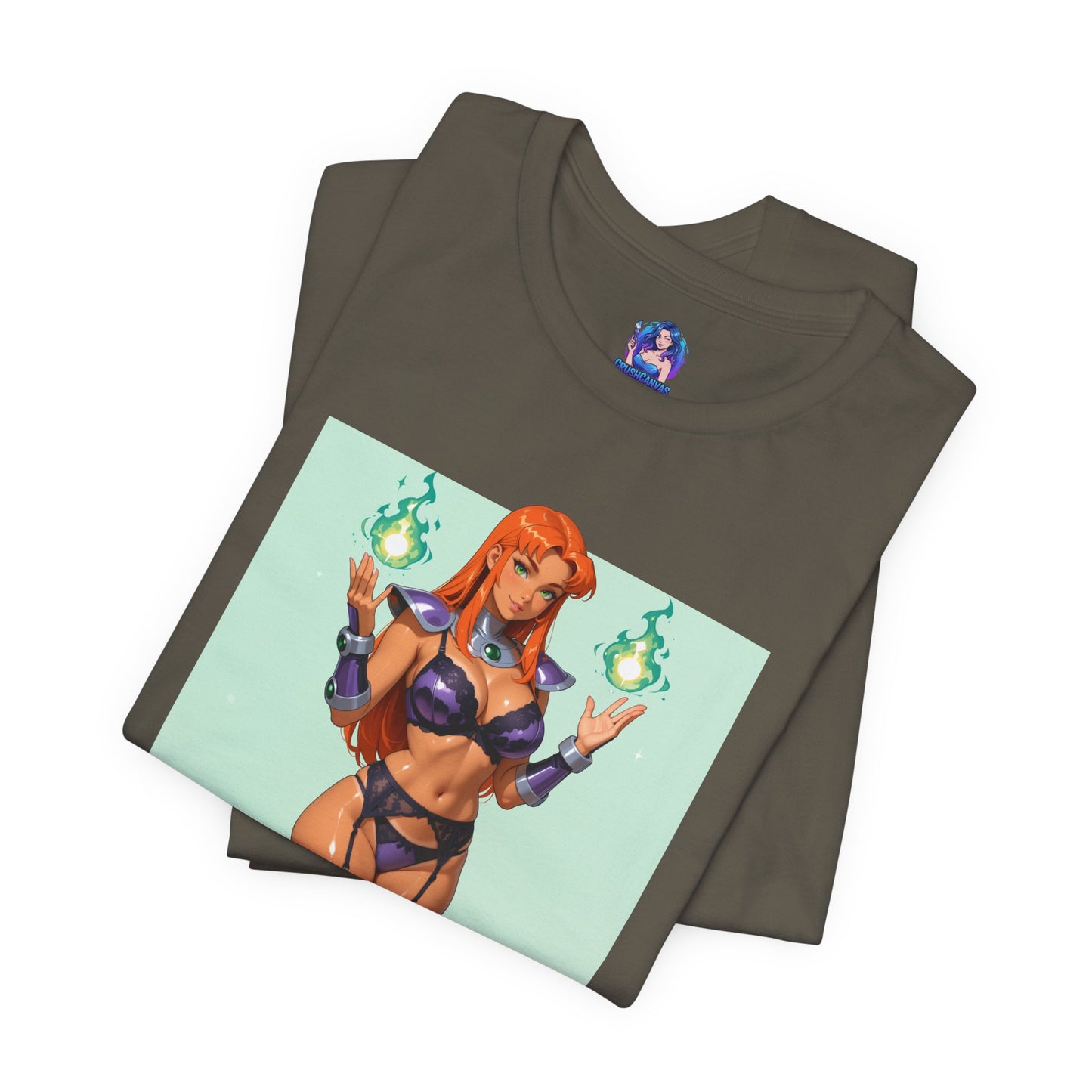 Starfire-T-Shirt | DC-Heldin-Shirt für Gamer &amp; Anime-Fans | Cosmic Waifu-Shirt