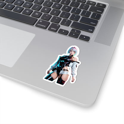 Lucy Edgerunners Aufkleber – Cyberpunk-Vinylaufkleber für Laptops, Notizbücher und Innendekoration