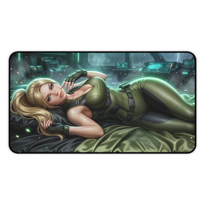 Mortal Kombat Mouse Pad, Sonya Blade Desk Mat, XXL Pad